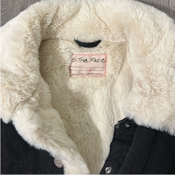 Free people Tia cozy denim jacket - Picture 8 of 12